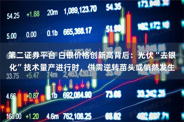 第二证券平台 白银价格创新高背后:光伏“去银化”技术量产进行时,供需逆转苗头或悄然发生